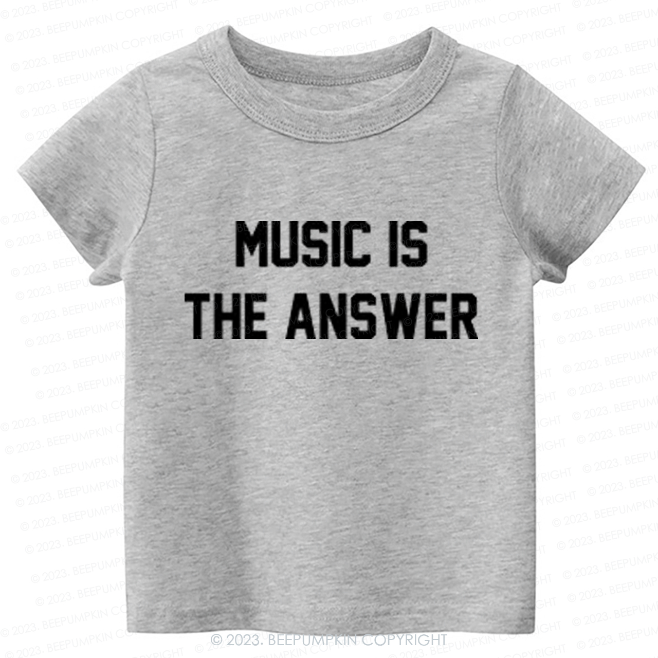 Music Is The Answer Kids Shirt
