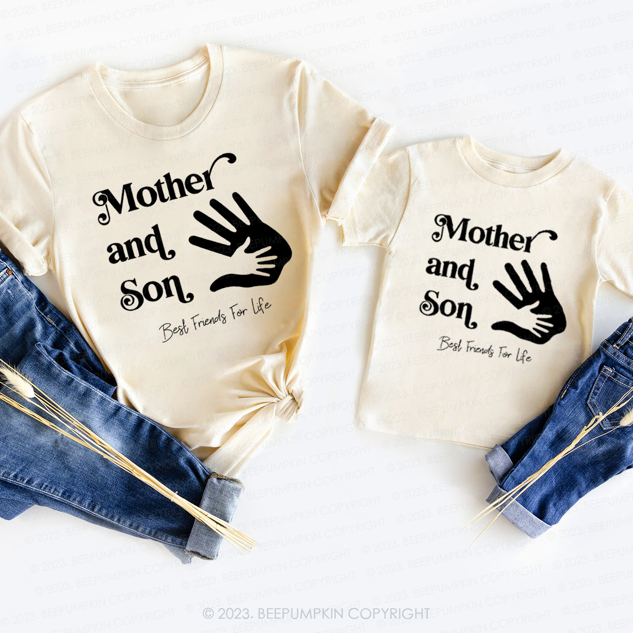 Mother and Son Best Friends For Life T-Shirts For Mom&Me