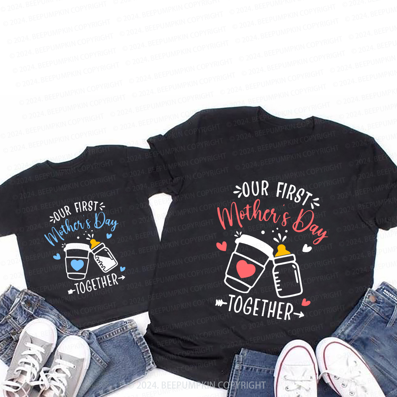 Our First Mothers Day Together T-Shirts For Mom&Me