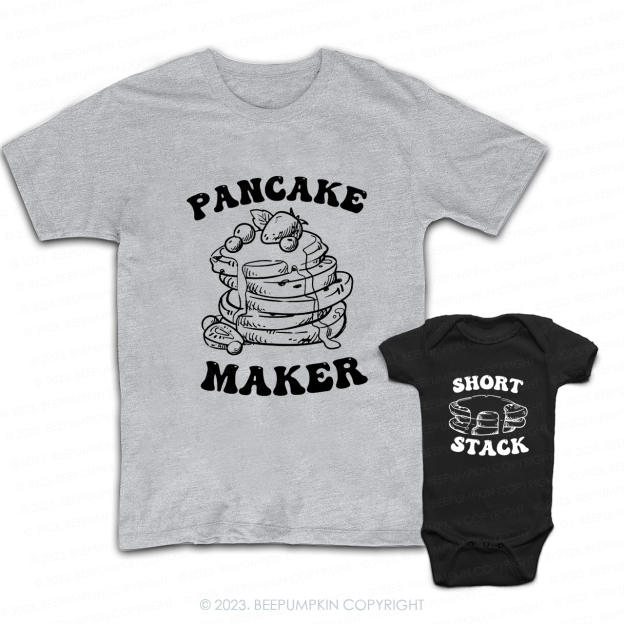 Assistant Pancake Maker Dad & Me Matching T-Shirts