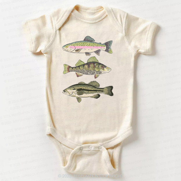 Summer Fishing Top Bodysuit For Baby