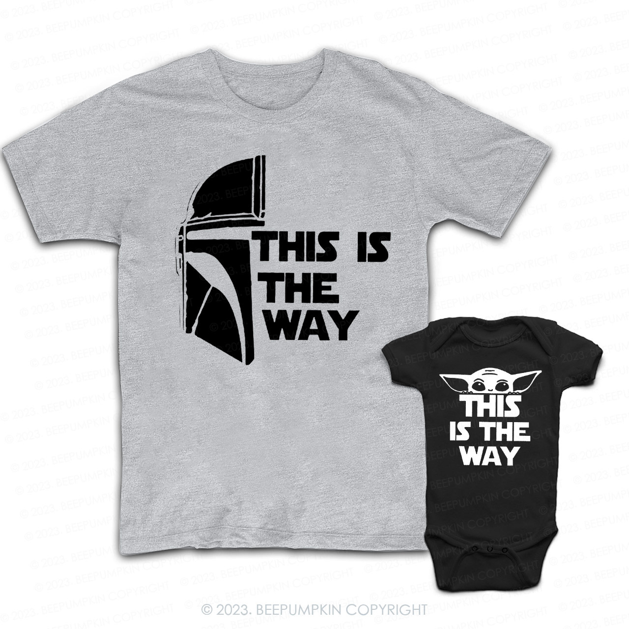 This Is The Way Dad & Me Matching T-Shirts