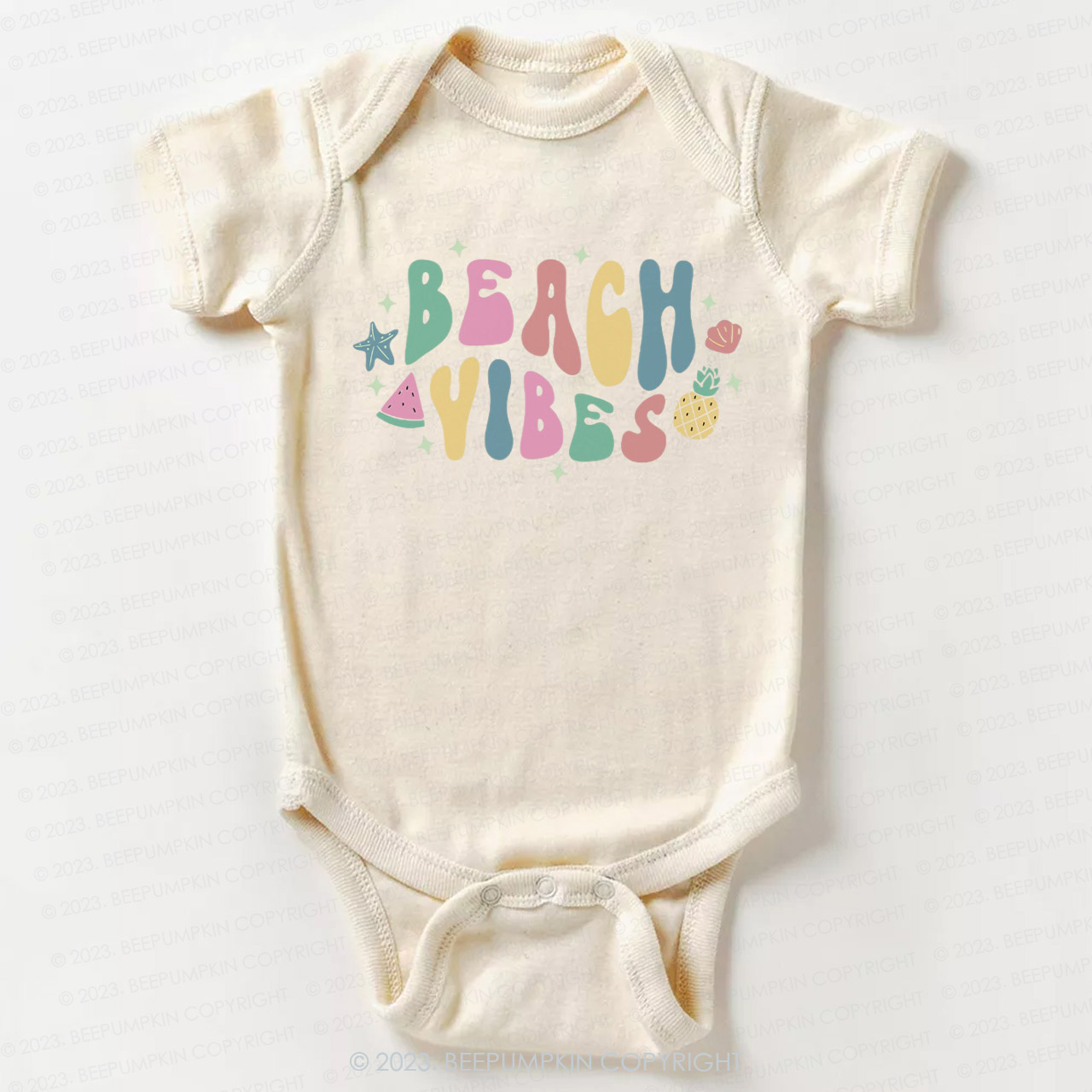 Retro Summer Beach Vibes  Bodysuit For Baby