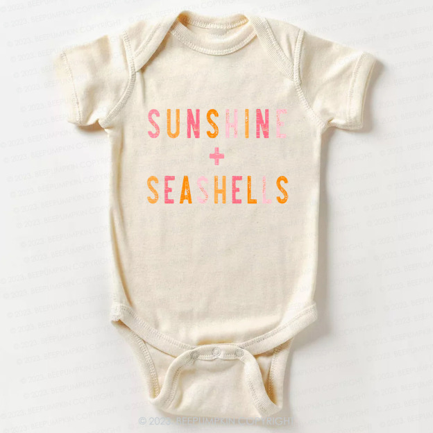 Sunshine And Seashells Bodysuit For Baby