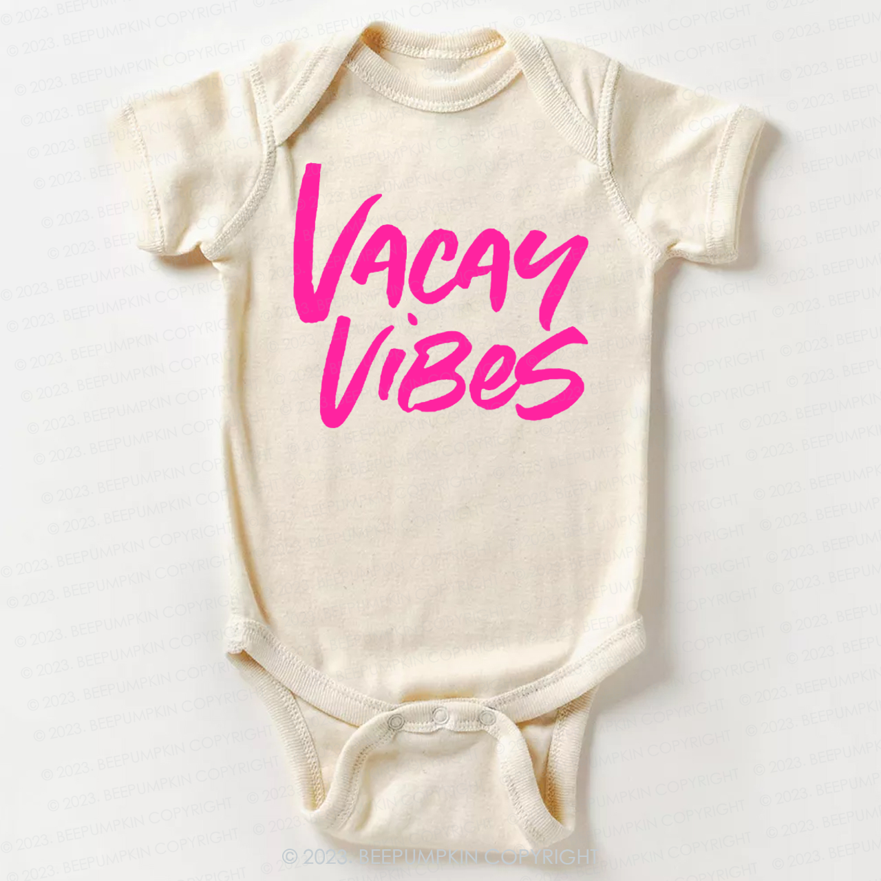 Vacay Vibes Neon Bodysuit For Baby