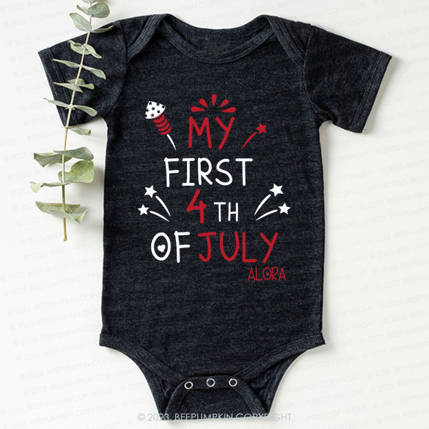 My First Independence Day Bodysuit For Baby