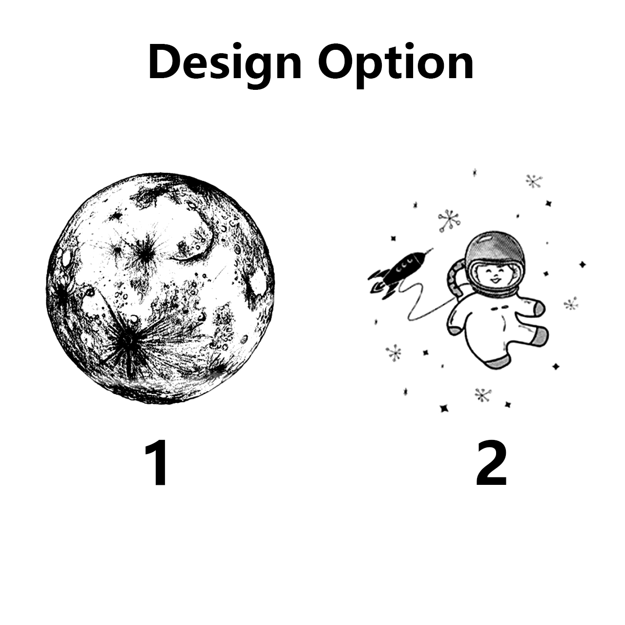 Moon And Astronaut  Daddy And Me Matching Shirt