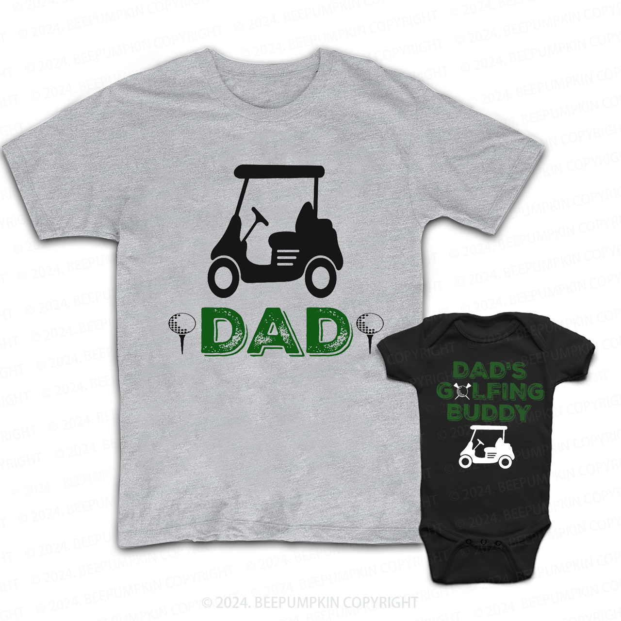 Dad Golf Buddy Daddy And Me Matching Shirt