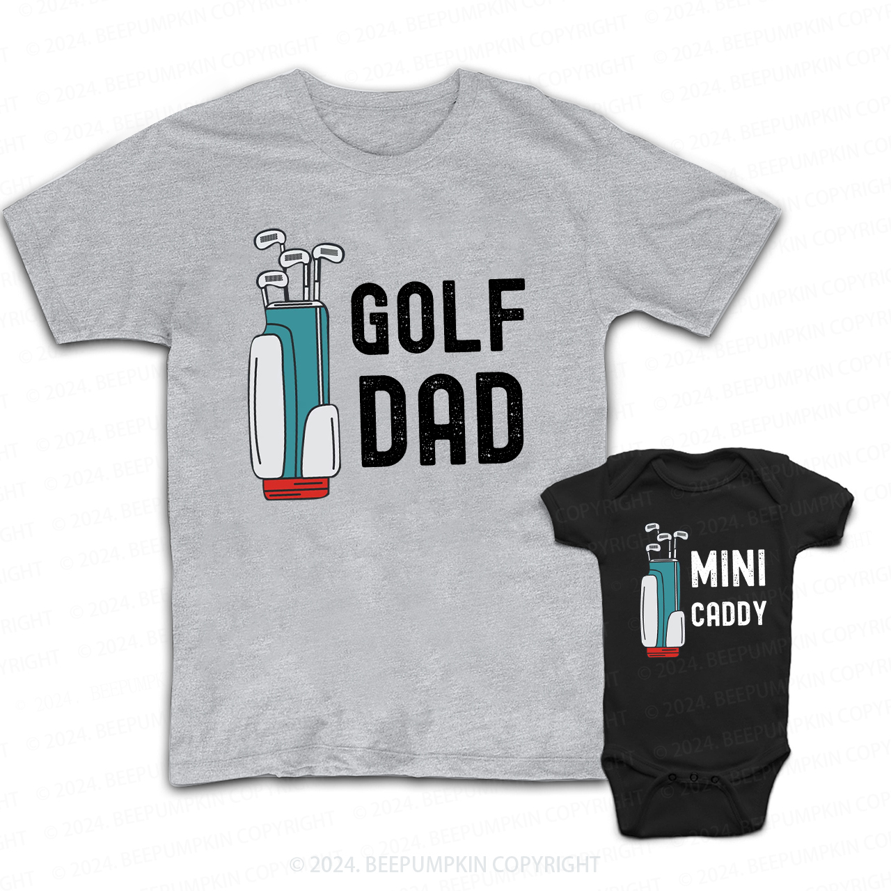 Daddy Golfing Daddy And Me Matching Shirt