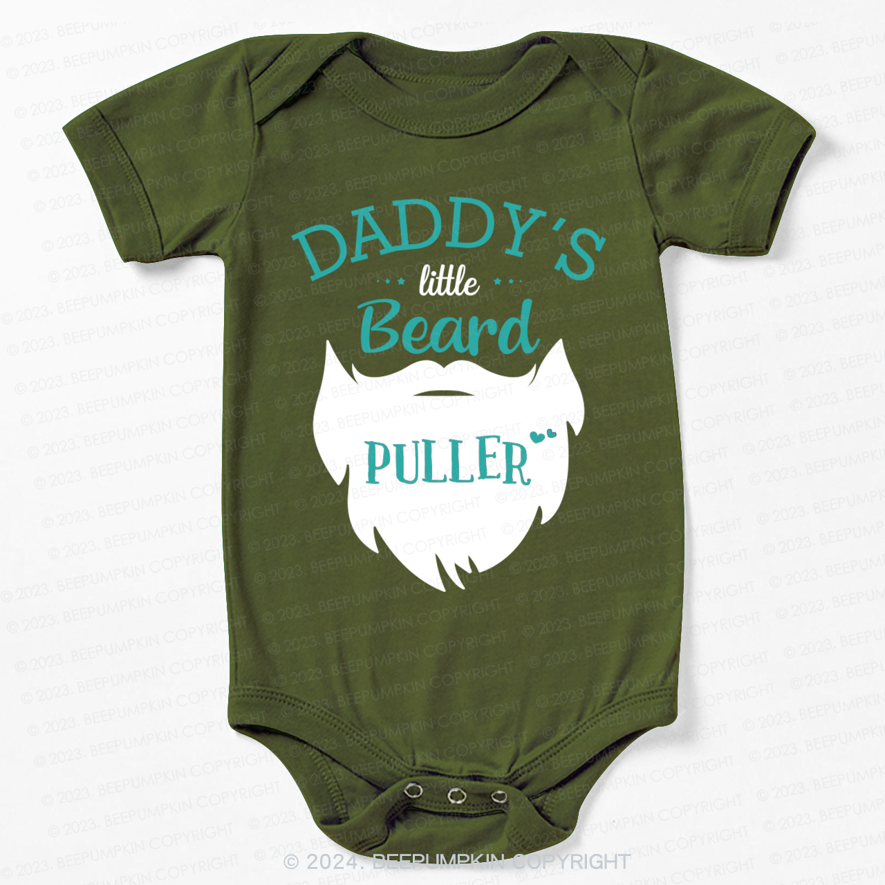 Personalized Beard Bodysuit For Baby 
