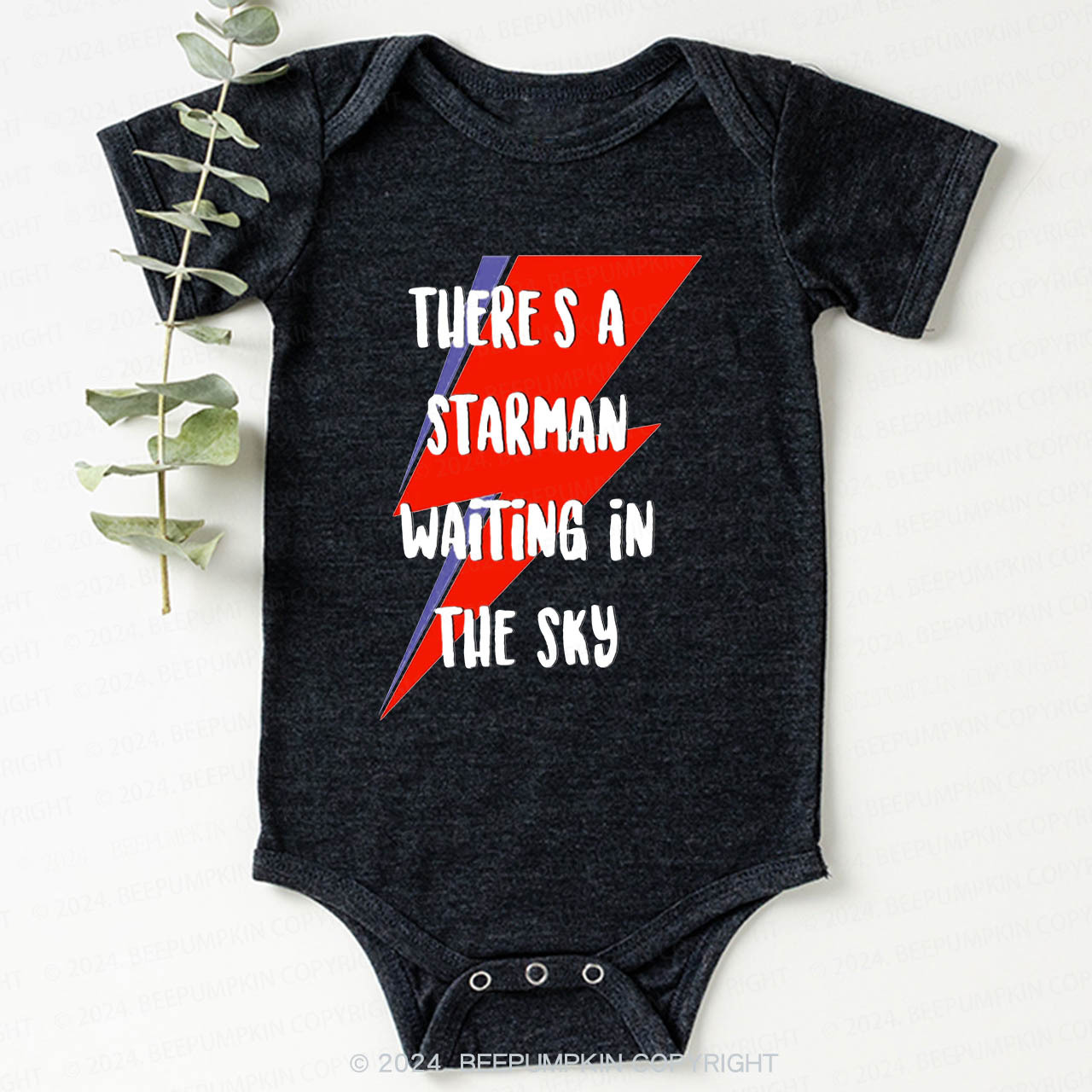 Red And Blue Lightning Bodysuit For Baby 8