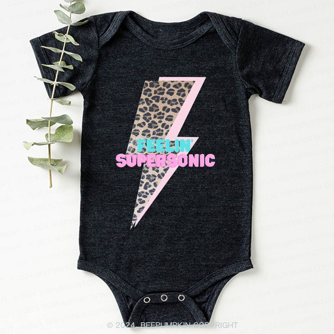 Rock Leopard Bodysuit For Baby 8