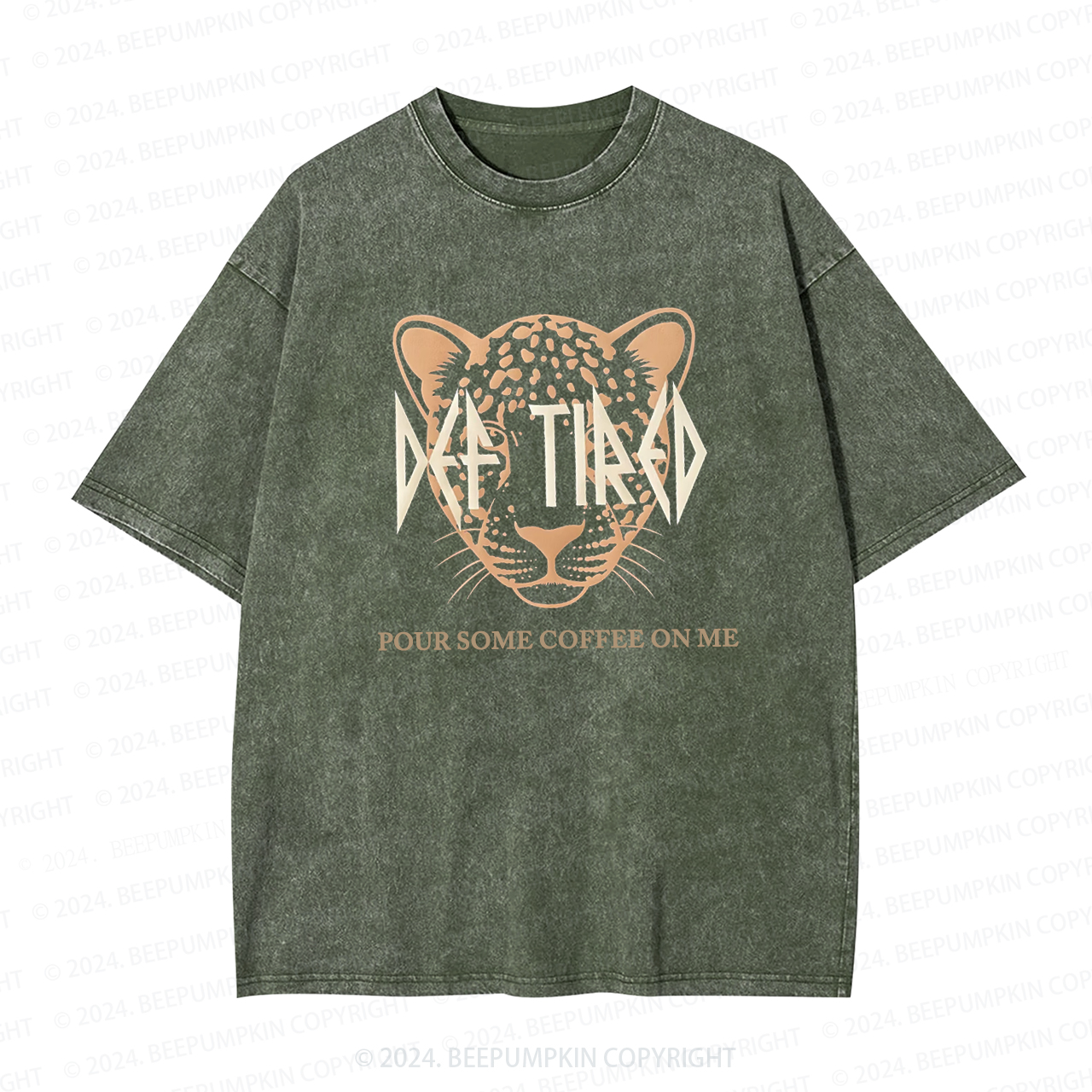 Def Tired Graphic Mama Washed T-Shirts 