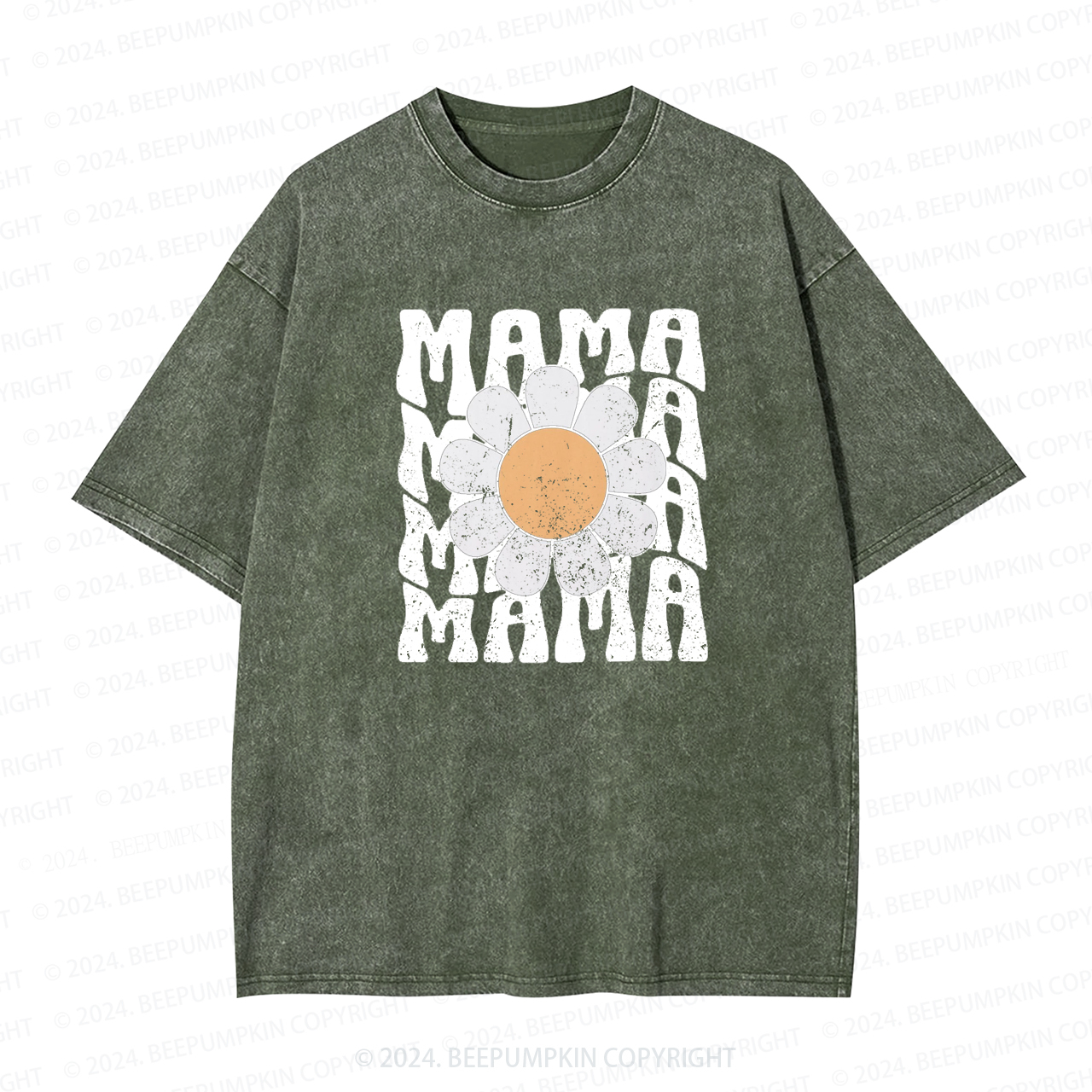 Vintage Mama Daisy Washed Tees