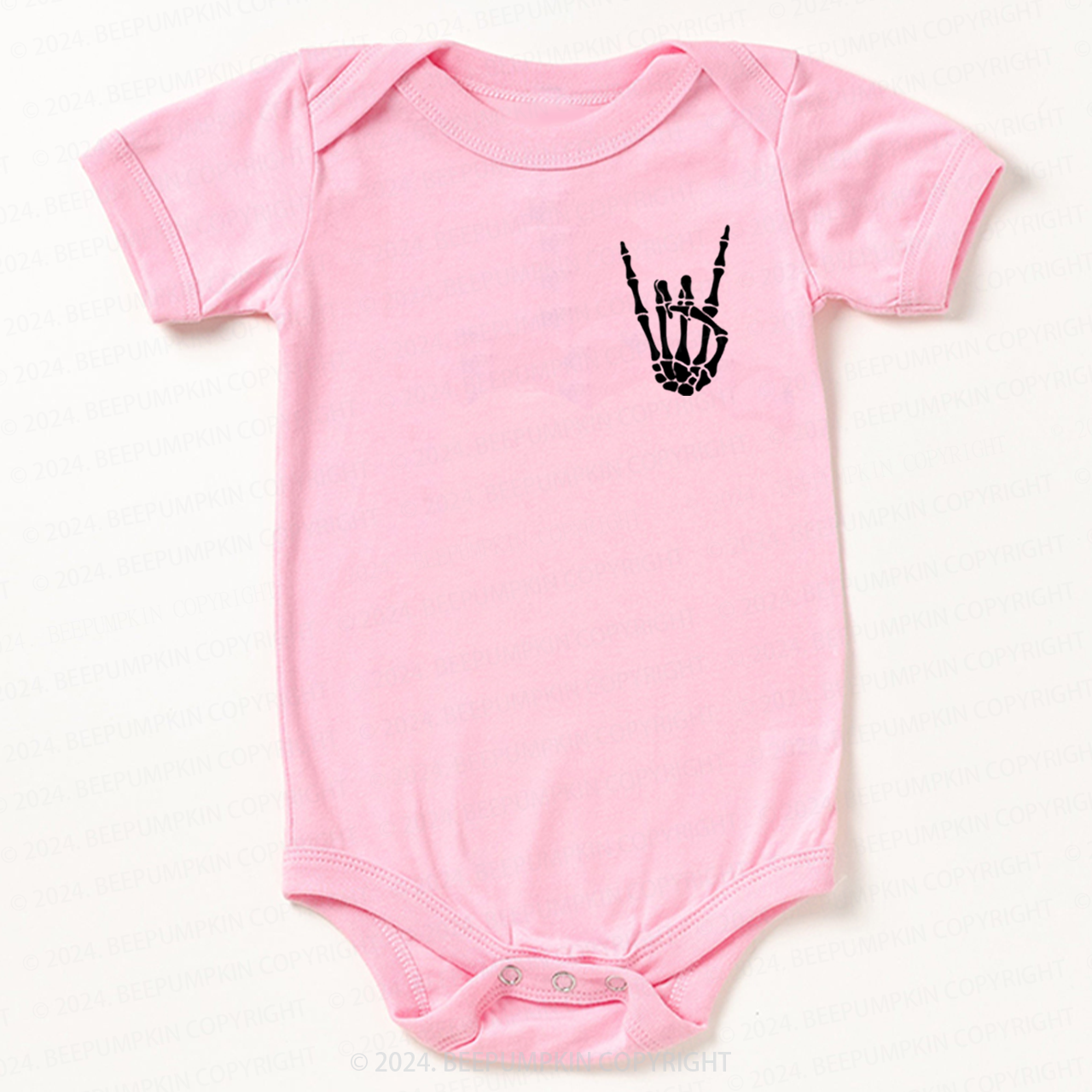 Punk Rock Bones Bodysuit For Baby 8