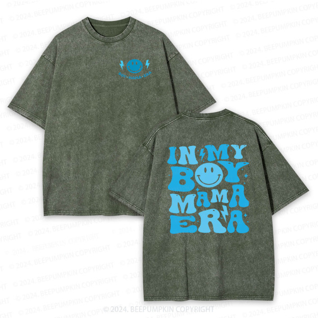 In My Boy Mama Era Mama Washed T-Shirts 