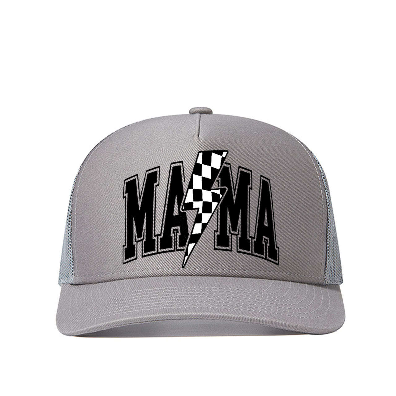 Lightening Bolt Mama Trucker Hat