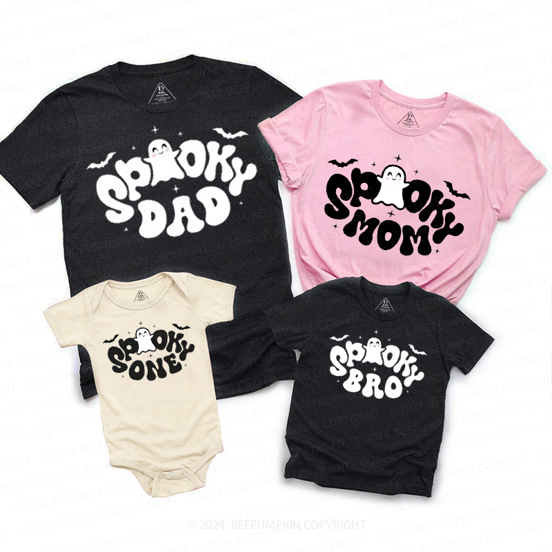 Personalized Spooky Halloween Family Matching Shirts