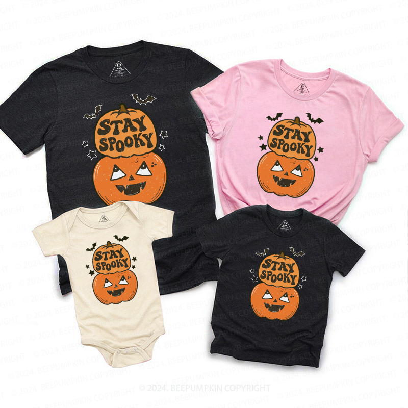 Stay Spooky Halloween Family Matching Shirts