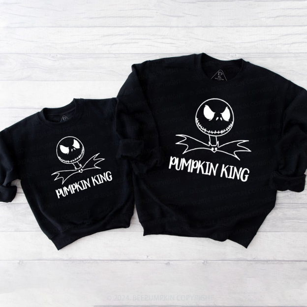 Pumpkin King Nightmare Halloween Matching Sweatshirt