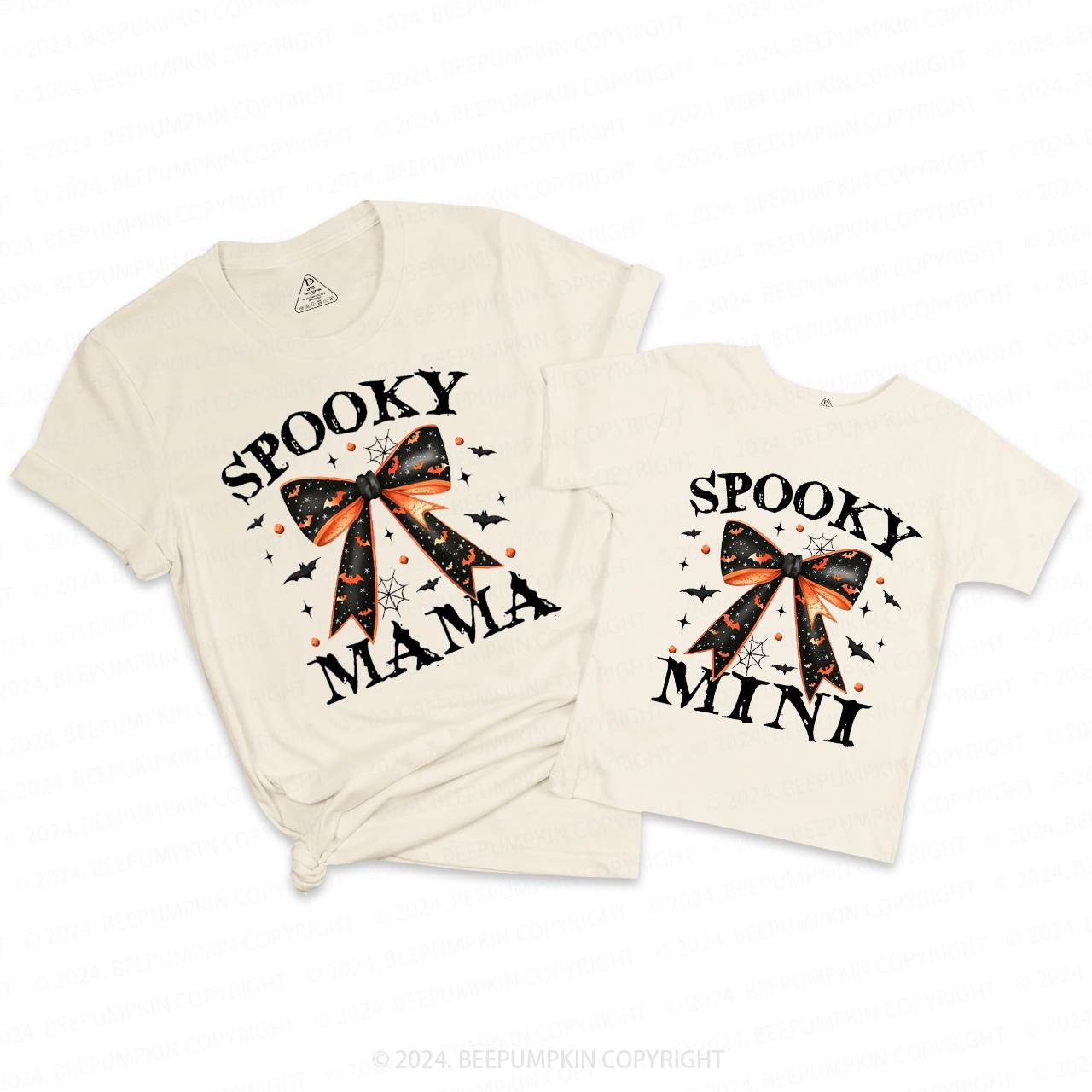 Halloween Spooky Mama Mini Mom&Me Matching Shirt