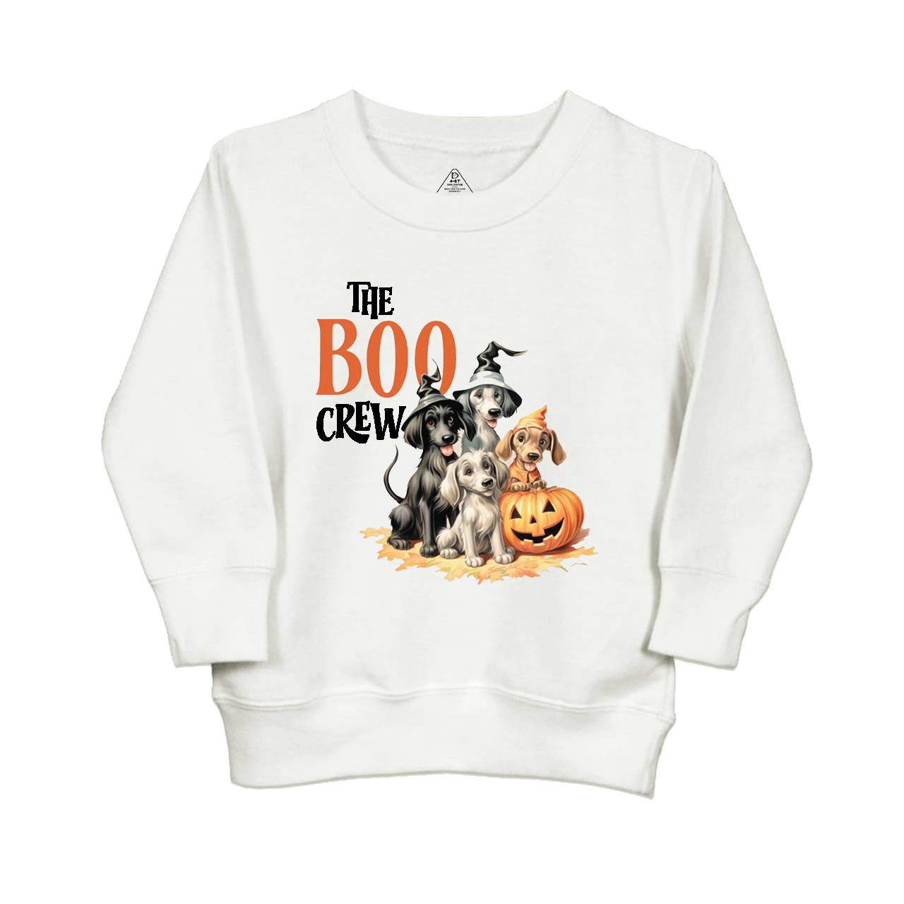 The Boo Crew Halloween  Kids Sweatshirt