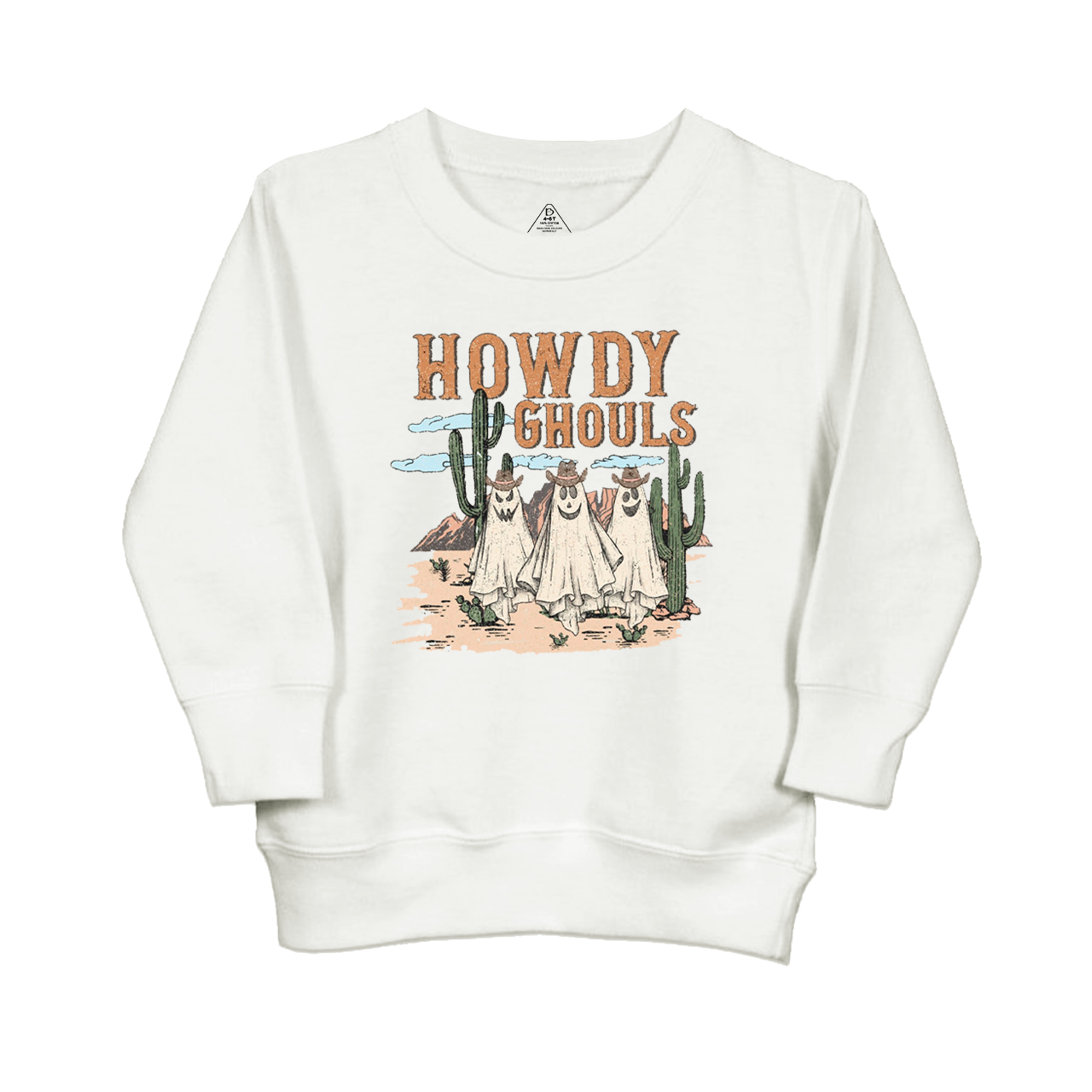 Howdy Ghouls Halloween  Kids Sweatshirt