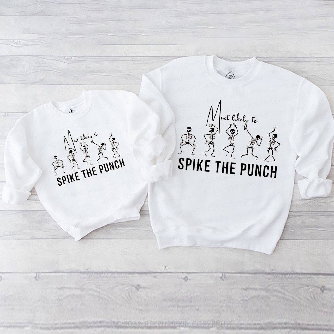 Most Likely to Halloween Party Family Matching Sweatshirt