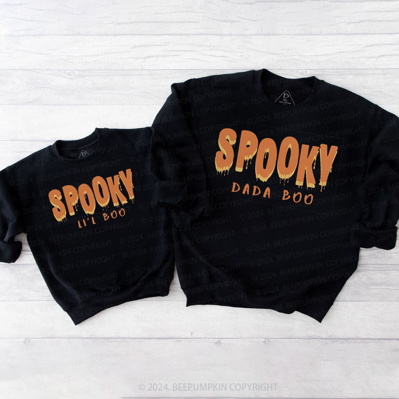 Cute Boo Spooky Family Matching Sweatshirt