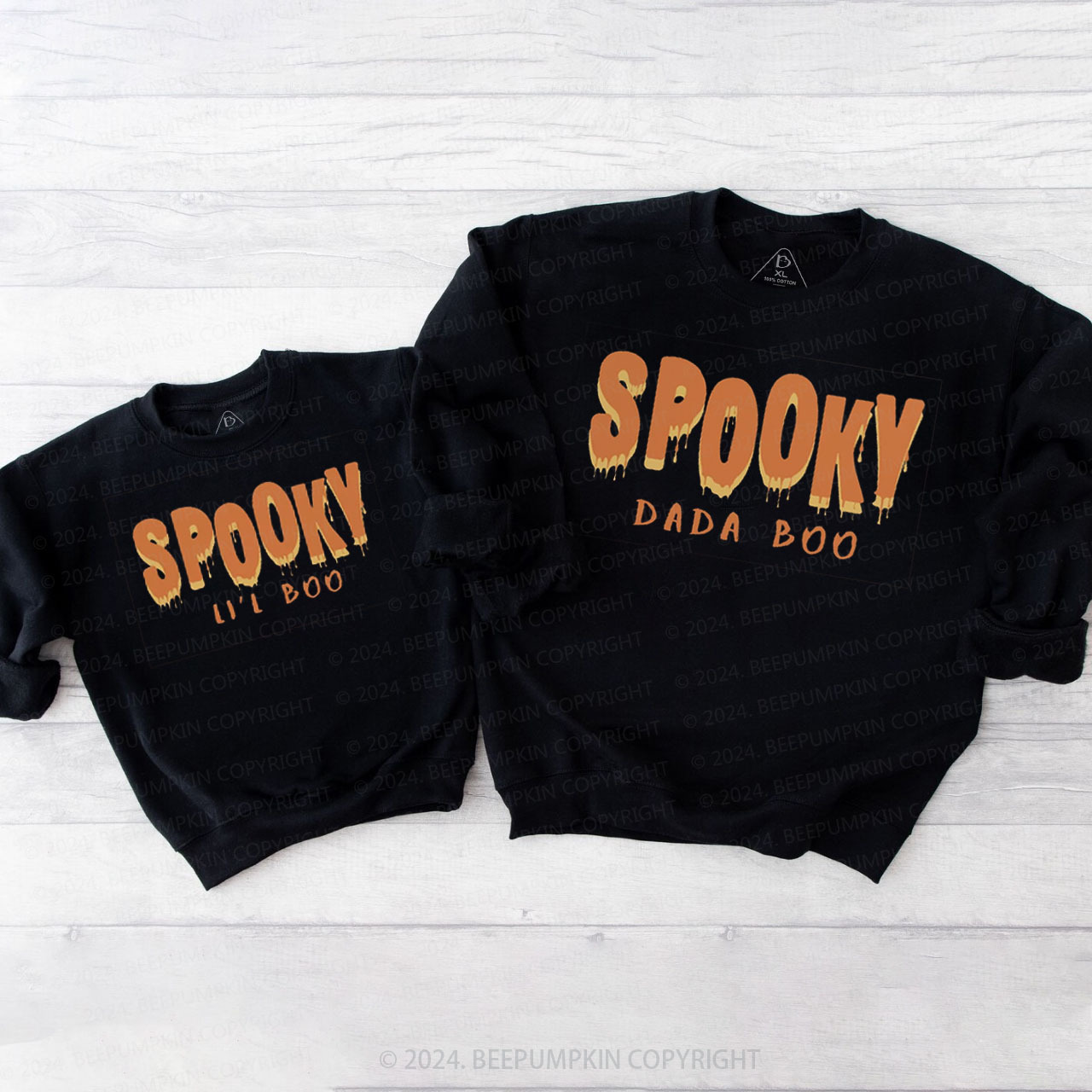 Cute Boo Spooky Family Matching Sweatshirt