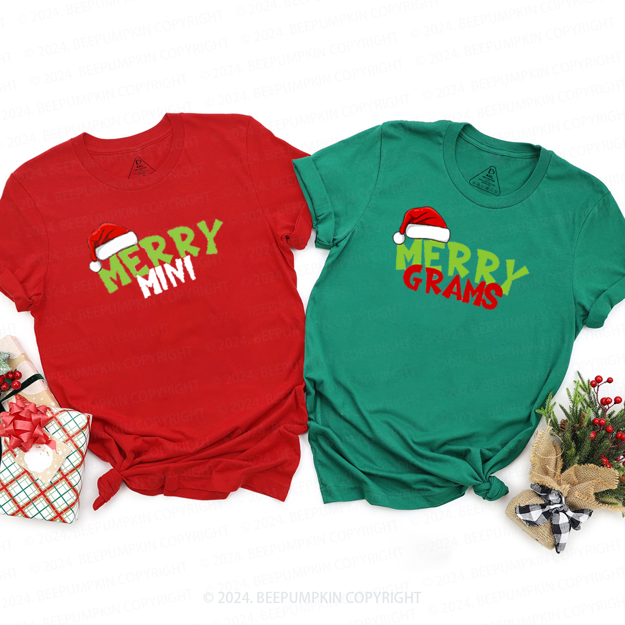 Merry Christmas Family Matching T-Shirts
