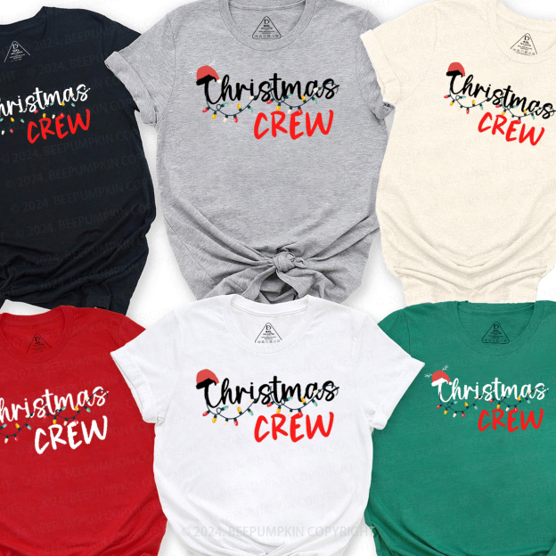 Christmas Crew  Family Matching T-Shirts