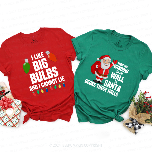 Funny Christmas Matching T-Shirts Beepumpkin