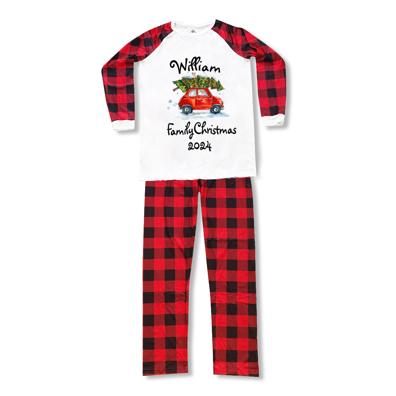 Personalized Christmas Truck Family Matching Pajamas