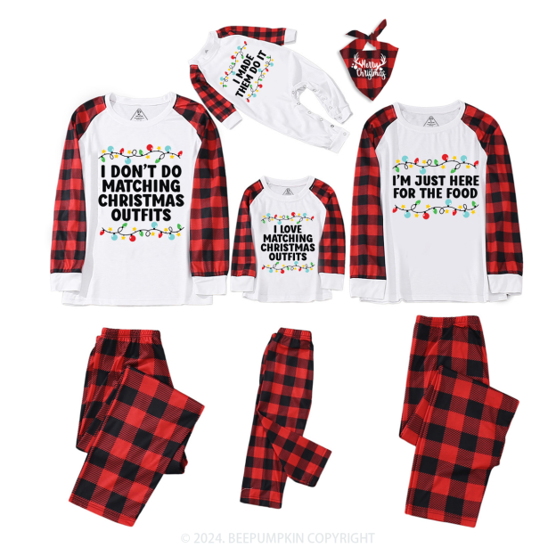 Family Funny Matching Pajamas Beepumpkin