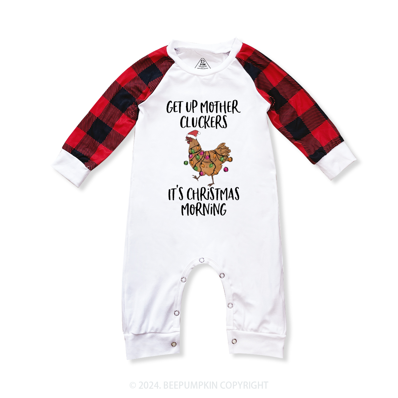 Funny Chicken Farm Christmas Matching Pajamas Beepumpkin