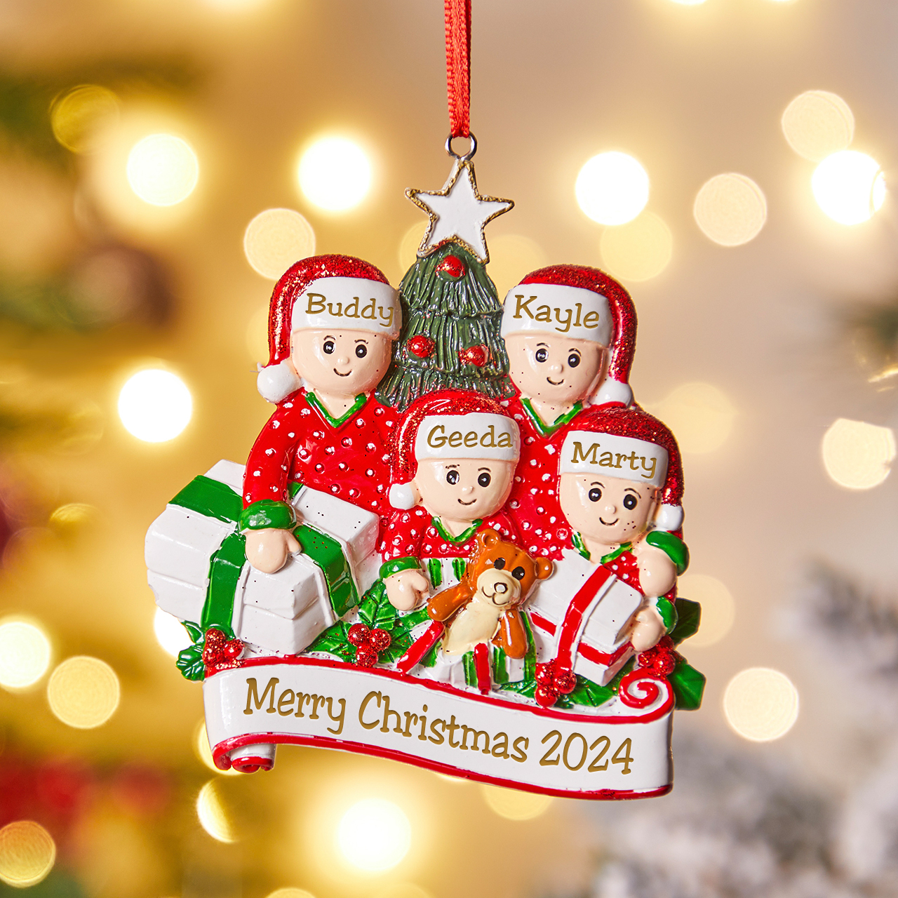 Personalized Christmas Gift Family Christmas Ornament