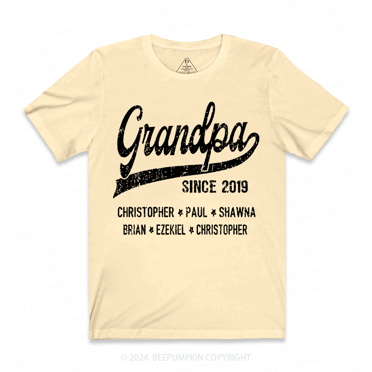 Personalized Grandparents Matching Shirts