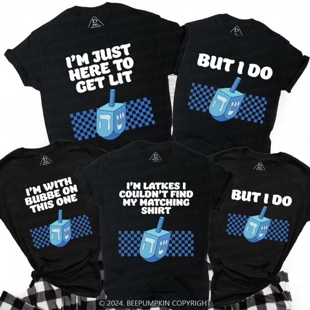 I Don‘t Do Matching Group Hanukkah Gift Family Matching T-Shirts 