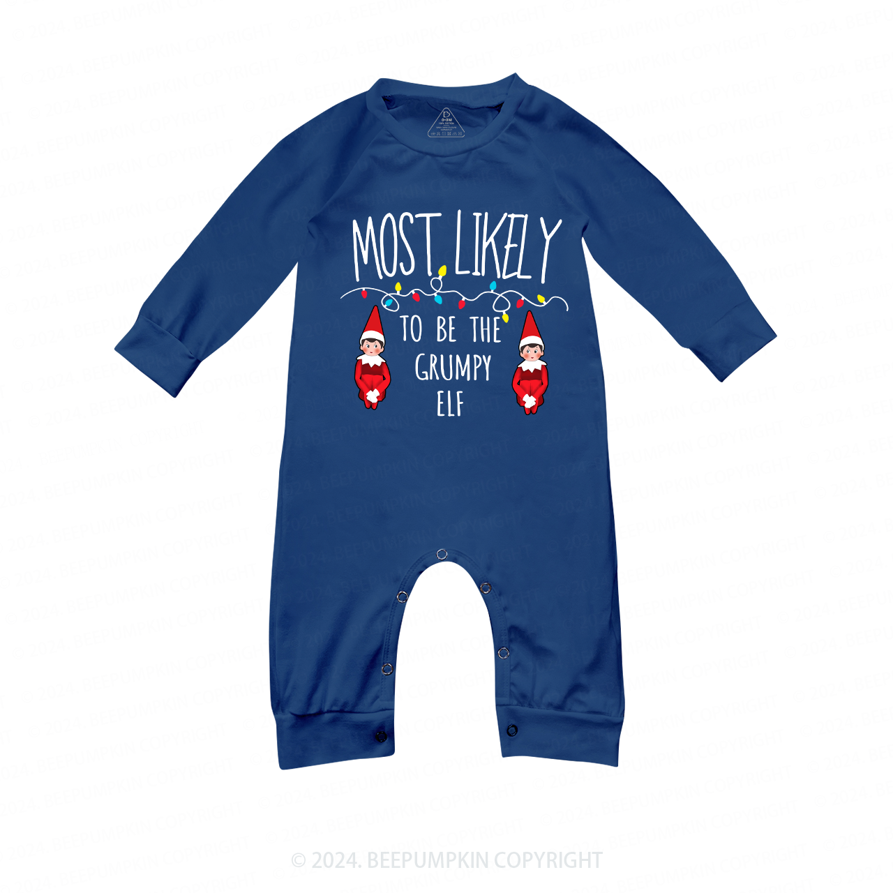 Dog Tank Most Likely To Funny Christmas Family Matching Blue Pajamas Beepumpkin