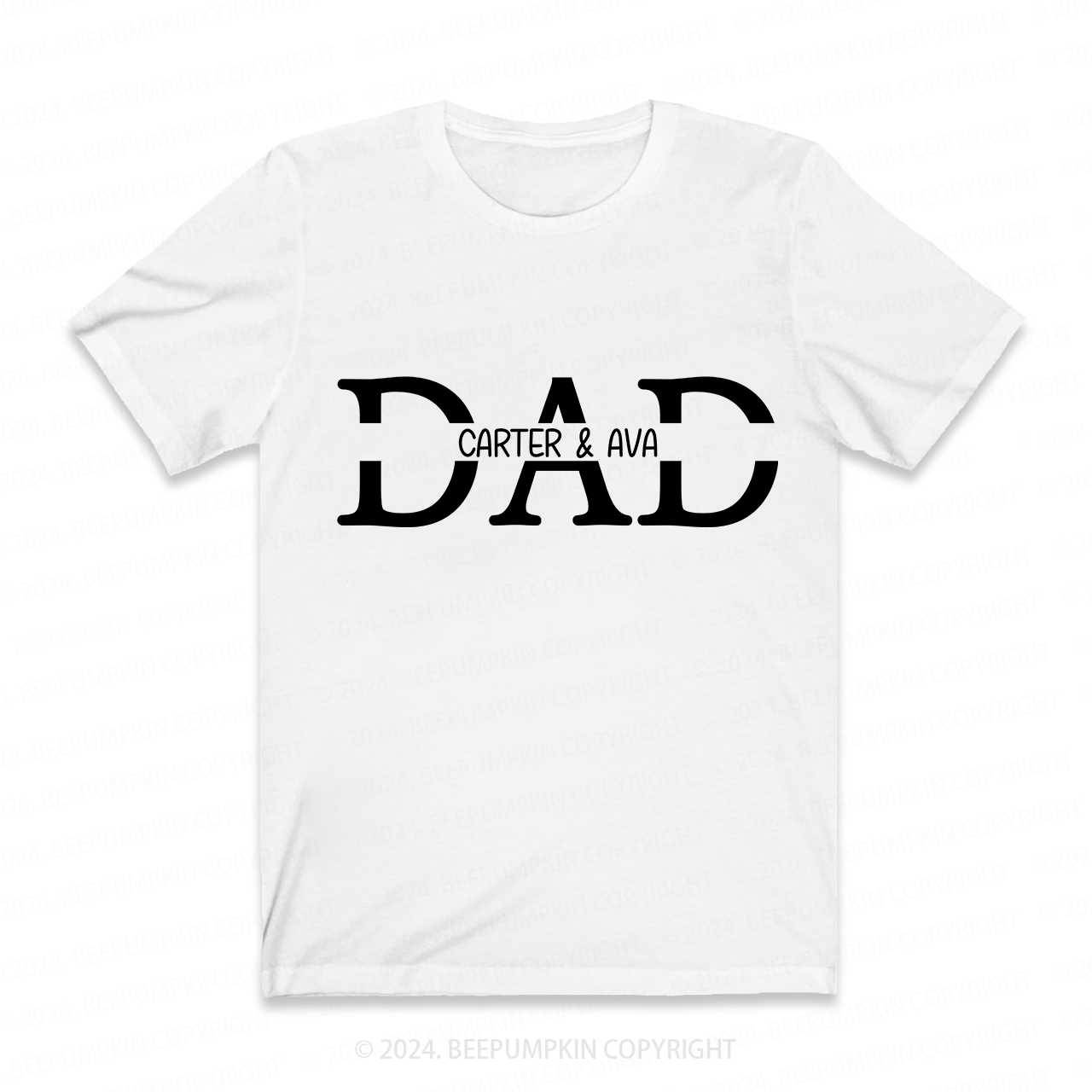 Personalized Dad and me Shirts With Kids Name