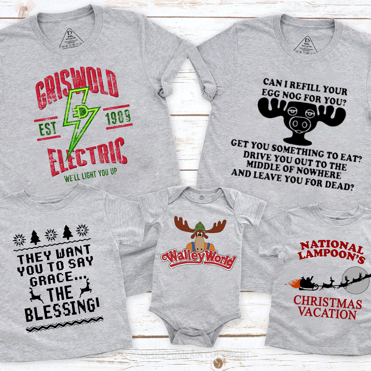 Christmas Party Picture You Serious Clark Family Matching T-Shirts Beepumpkin