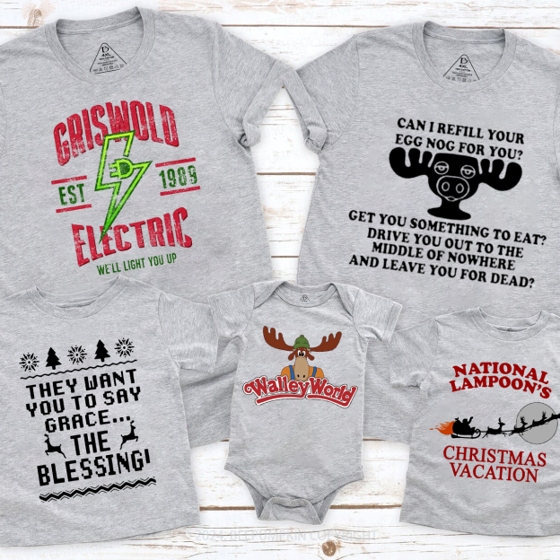 Christmas Party Picture You Serious Clark Family Matching T-Shirts Beepumpkin