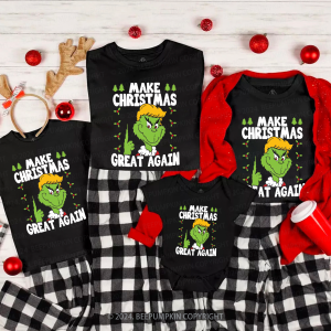 Image of Make Christmas Great Again Family Matching T-Shirts Beepumpkin