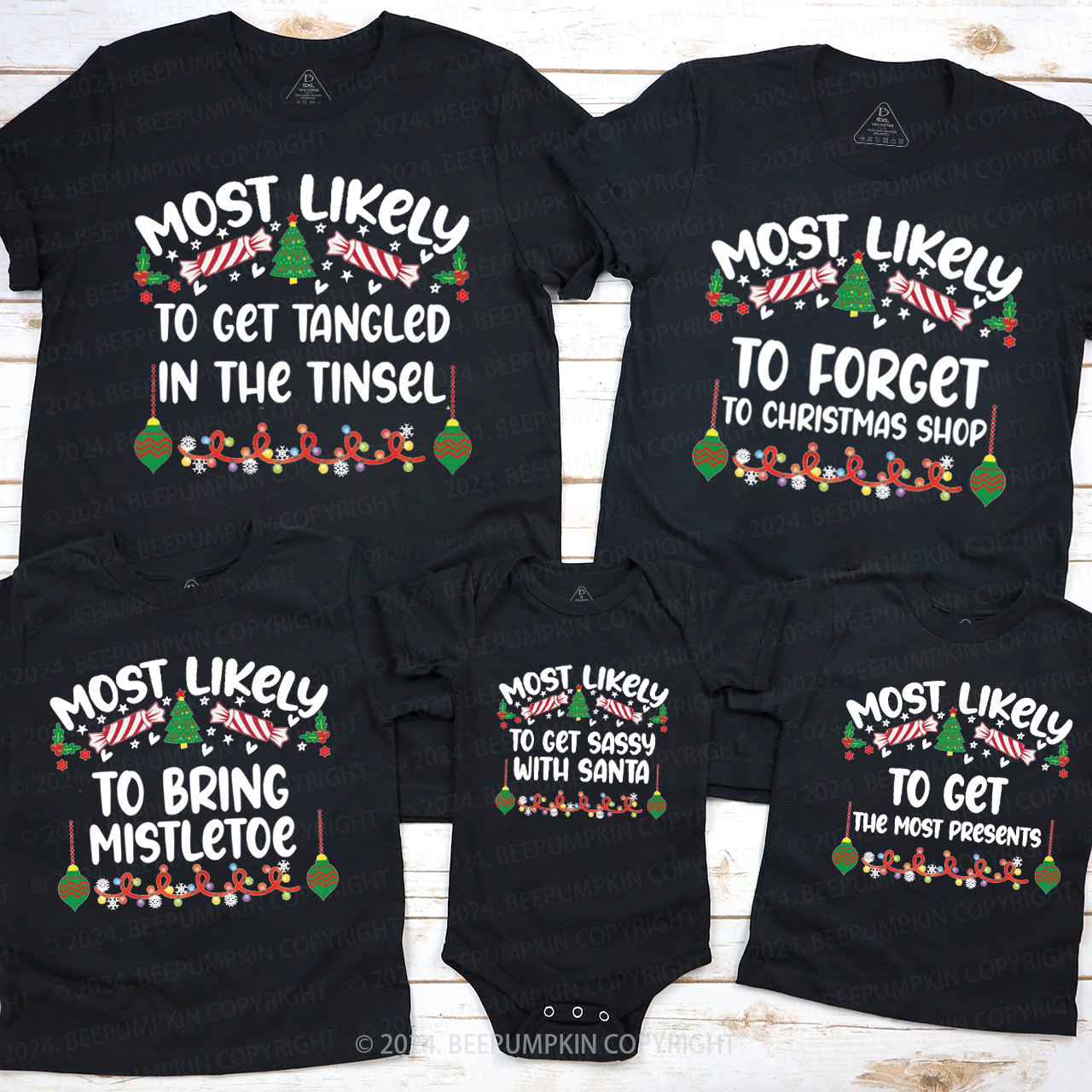 Personalized 72 Quotes Most Likely to Family Matching T-Shirts Beepumpkin