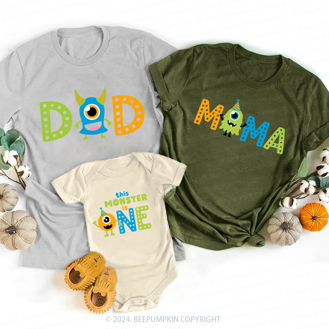 We Created A Monster Family Matching Tees