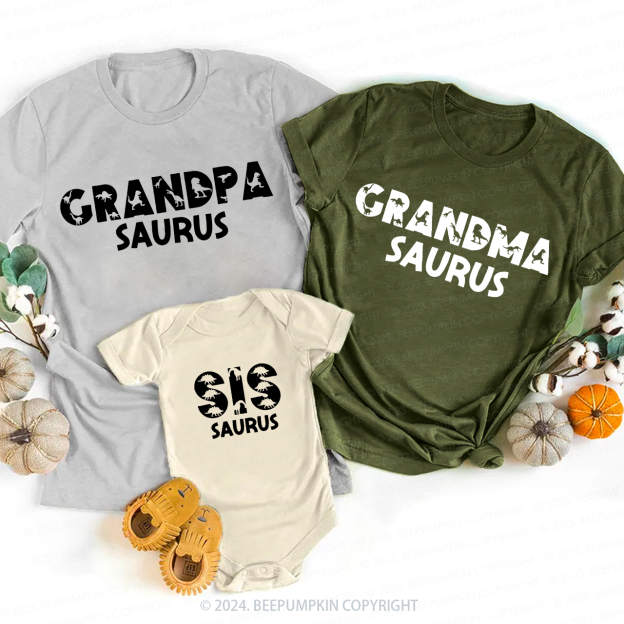 Personalized Dinosaur Alphabet Family Matching Tees Beepumpkin