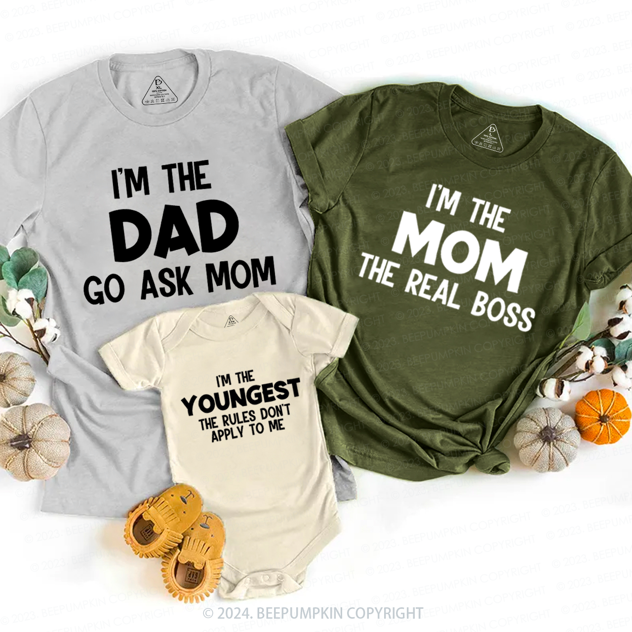 About The Rules Group Family Matching Tees Beepumpkin
