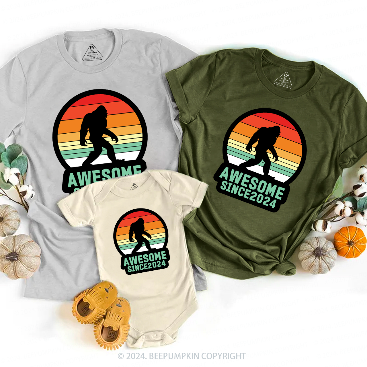 Awesome Since 2024 Family Matching Shirts