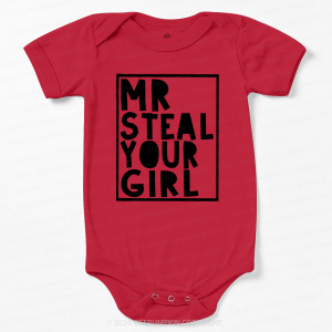 Image of Mr Steal Your Girl Valentine Bodysuit For Baby